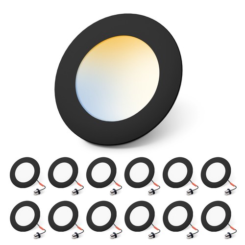 Pack led recessed lights - 12,