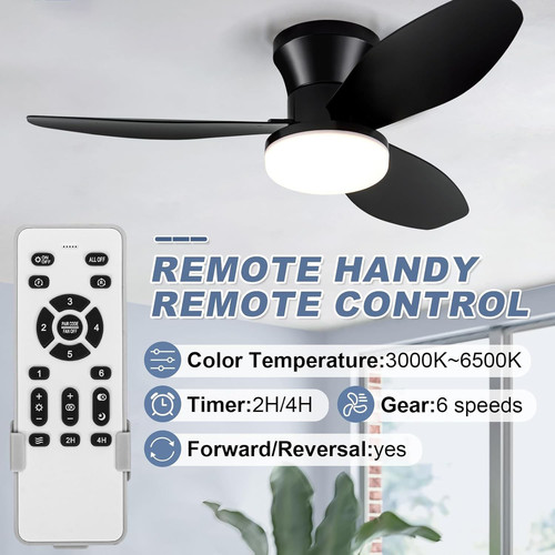Modern led ceiling - modern, fan