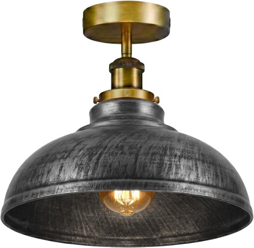 Semi flush metal ceiling light - semi,
