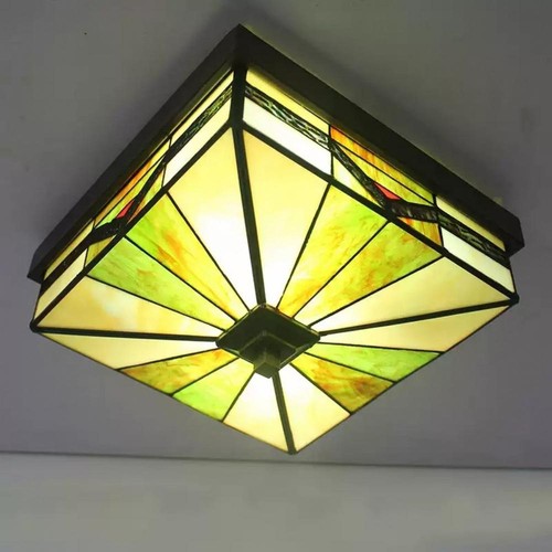 Retro tiffany square stained - retro,